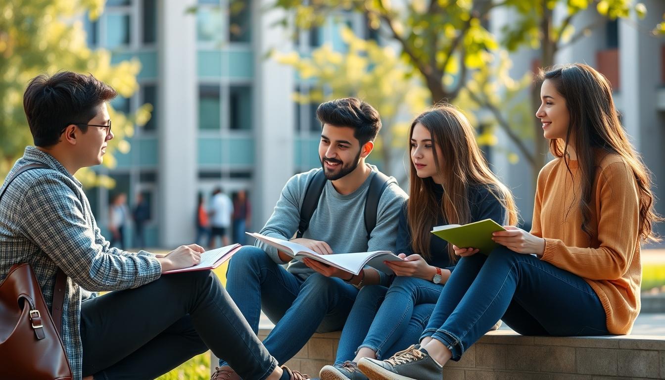 Structured study materials and learning resources on a desk